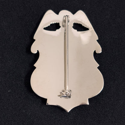 US MPD Minneapolis Police Officer Badge Replica Movie Props Customizable Number
