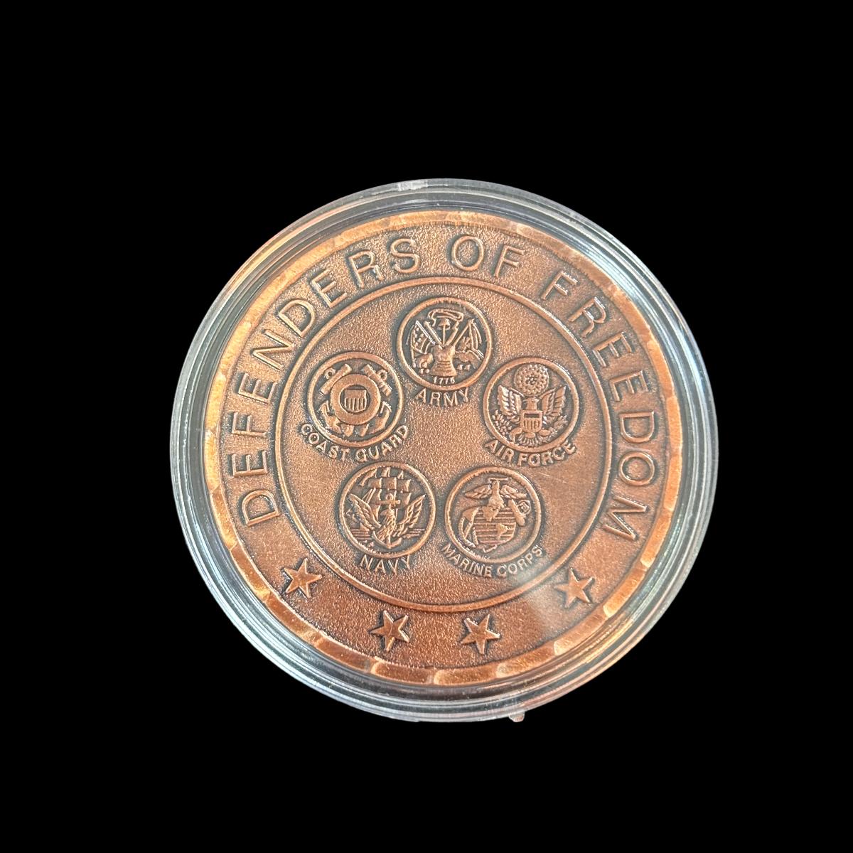 HONORING THOSE WHO SERVED Challenge Coin