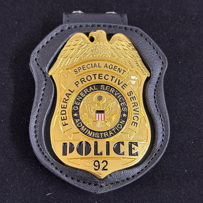 Special Agent Federal Protective Service Police BADGE Replica Movie Props With 92
